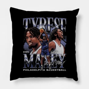 Tyrese Maxey Philadelphia Vintage Pillow