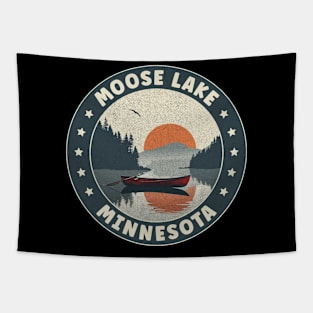 Moose Lake Minnesota Sunset Tapestry