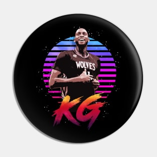 KG Nickname Retrowave Outrunner Pin