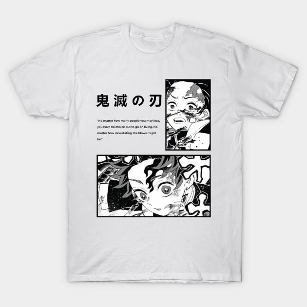 Demon Slayer Tanjiro Black T-Shirt