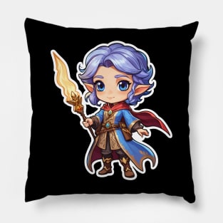 Mage Fantasy Illustration Pillow