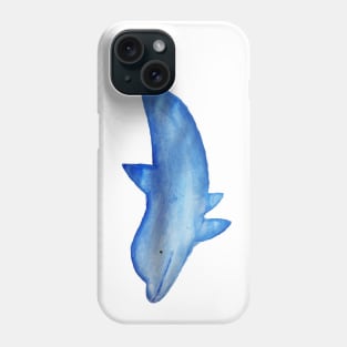 Cute watercolor dolphin Phone Case