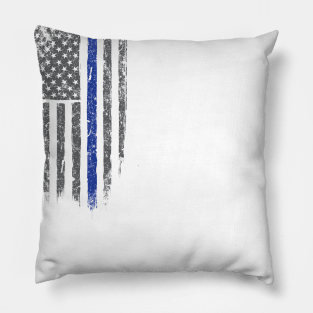 thin Blue Line Pillow