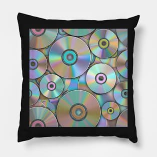 Holographic CD’s Pattern Pillow