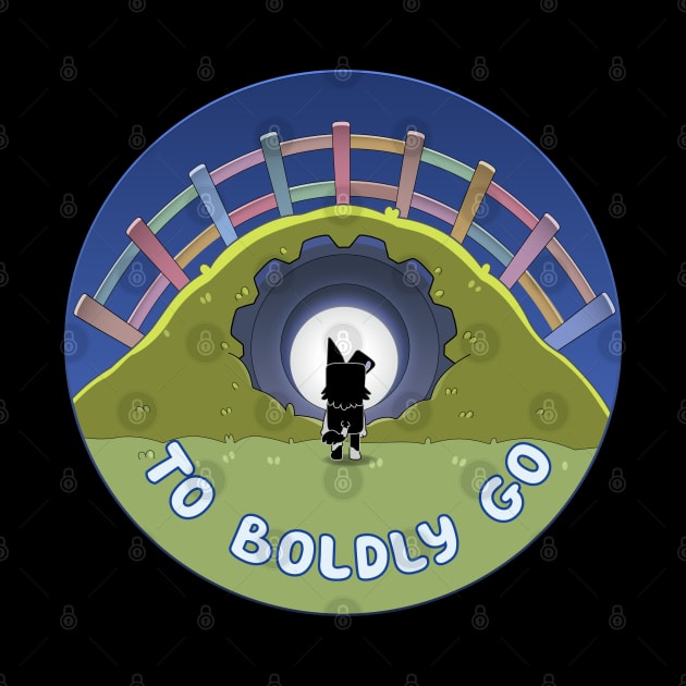 To Boldly Go by Padzilla Designs