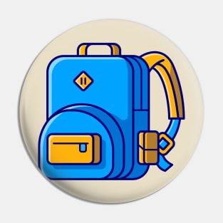 Bag Backpack Cartoon Pin