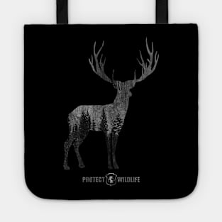 Protect Wildlife - Nature - Deer Silhouette Tote