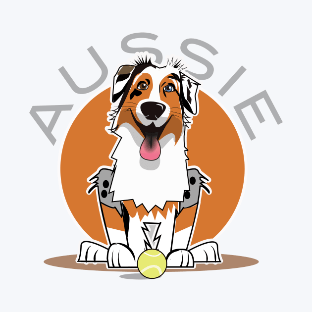 Aussie Doggie by chrayk57