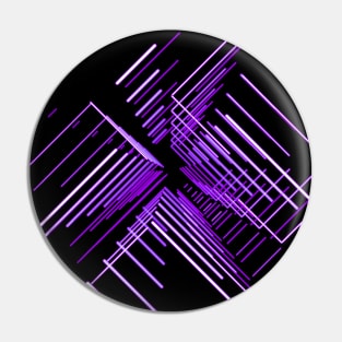 Galaxy space geometric II Pin