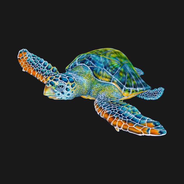 Sea Turtle by Tim Jeffs Art