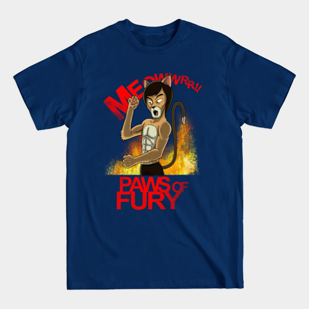 Disover Paws of Fury - Movie Parody - T-Shirt