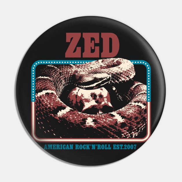 ZED - American Snakes Pin by ZEDISDED