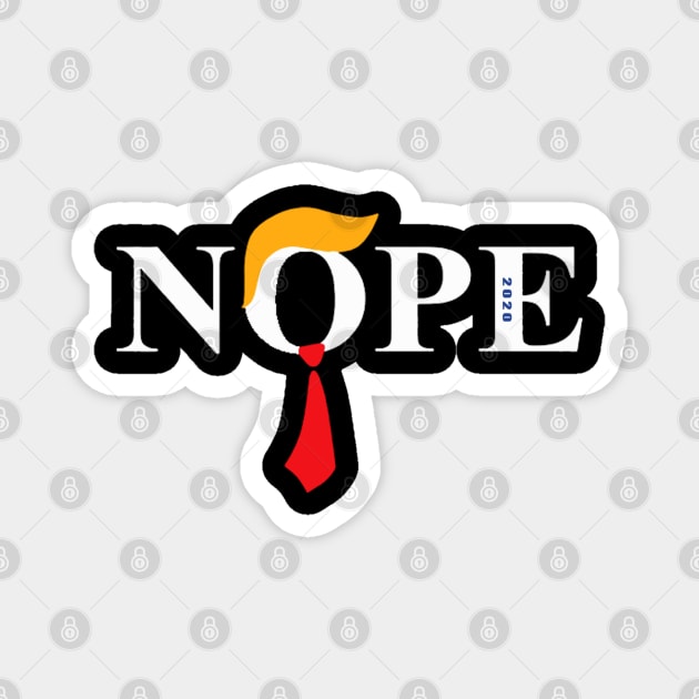 Nope Trump Magnet by qrotero