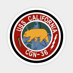 USS California (CGN-36) wo Txt Magnet