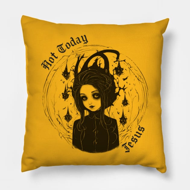 Not today jesus Pillow by AwurenSaja