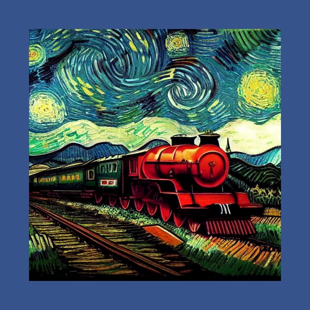 Starry Night Wizarding Express Train by Grassroots Green