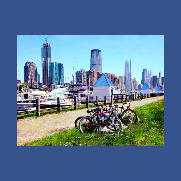 Liberty State Park - Parked Bicycles by SusanSavad