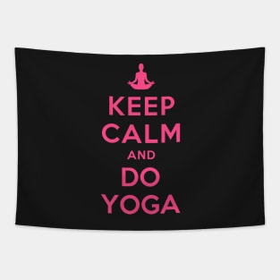 KEEP CALM AND DO YOGA Tapestry