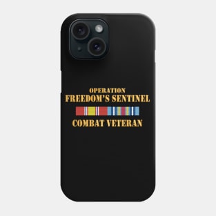 Operation Freedom’s Sentinel (OFS) SVC Bar  - Combat Veteran X 300 Phone Case