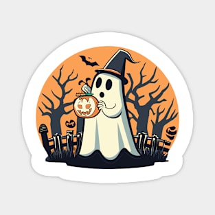 Trick or Treat - Halloween Ghost Magnet