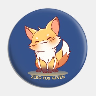 Zero fox given Pin