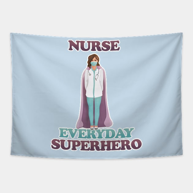 Nurse  - everyday superhero Tapestry by vixfx