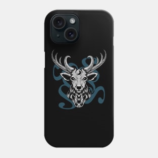 Deer Head Nature Mystical Wild Hunter Phone Case