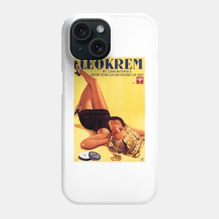 LEOKREM German Skincare Cream Lotion Sexy Legs Retro Advertising Phone Case