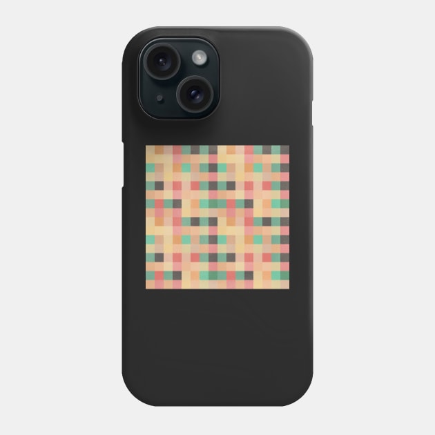 Mod Distressed Square Pattern Phone Case by StephersMc