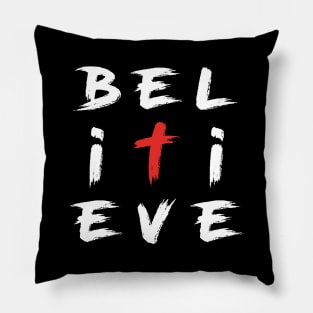 BELIEVE IT RED CROSS Pillow