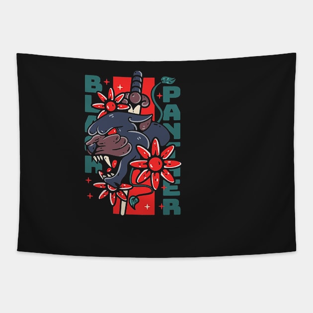 Black panther Tapestry by Right-Fit27