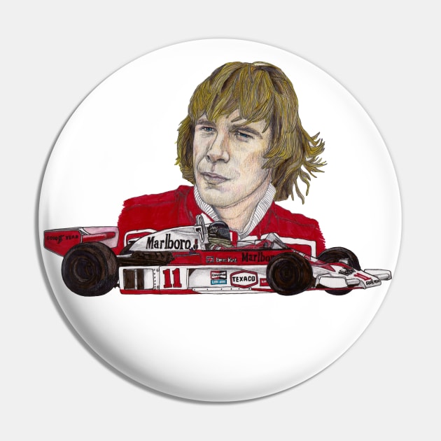 James Hunt Pin by paulnelsonesch