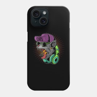 Roar cat music Phone Case