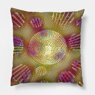 Mosaic circles Pillow