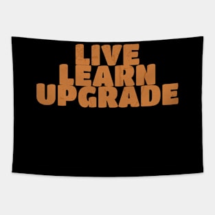 you live you learn you upgrade Tapestry