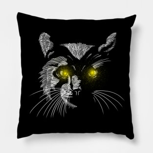 Black Cat Eye Pillow