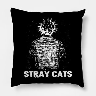 stray cats Pillow