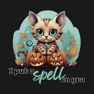 Cute and Spooky Bangel Cat T-Shirt