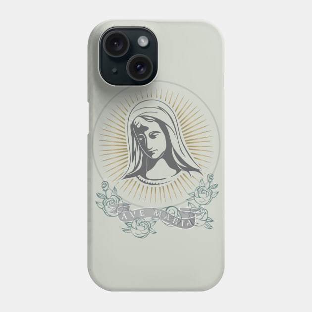 Ave Maria Phone Case by martinussumbaji