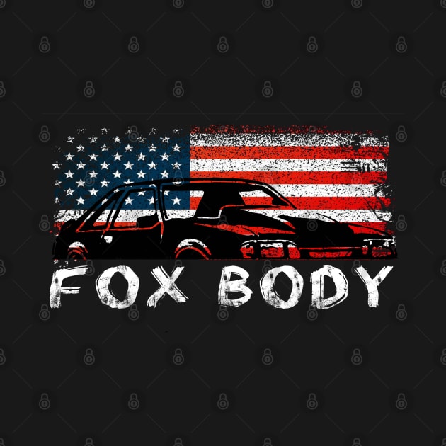 Mustang Foxbody American Fox body stang Muscle classic Car 5.0L by JayD World