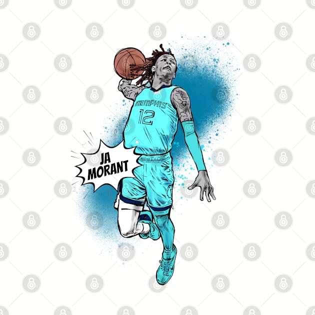 JA MORANT by Basic Lee