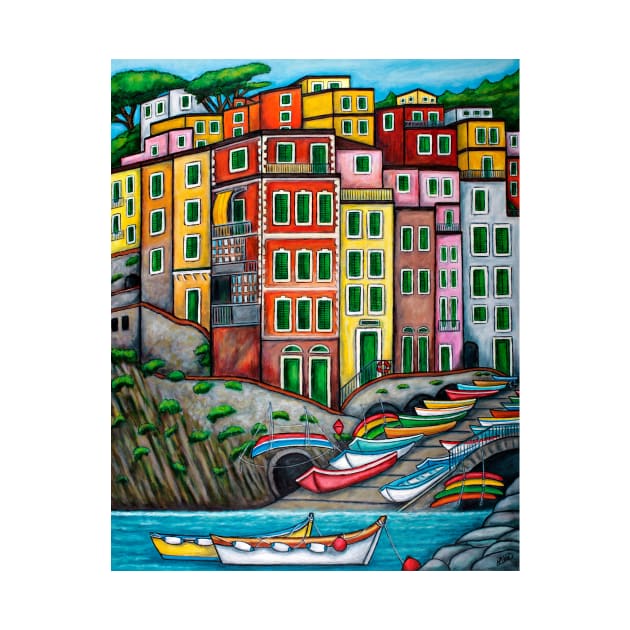 Colours of Riomaggiore, Cinque Terre by LisaLorenz