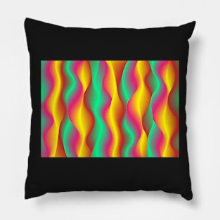 Hello Summer! Fresh neon blending colors Pillow