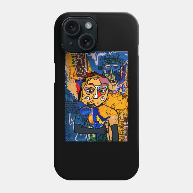 The Enigma Phone Case by Hashed Art