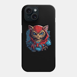 spider cat Phone Case