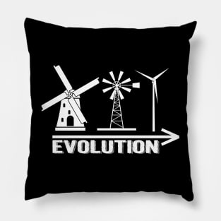 Windmill, wind turbine evolution wind power Pillow