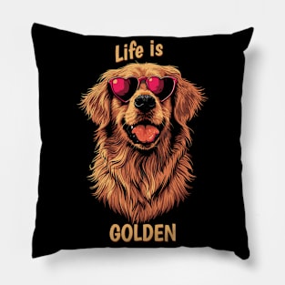 Life is Golden | Dog Lover Pillow