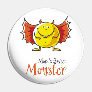 Mom's Sweet Monster Pin