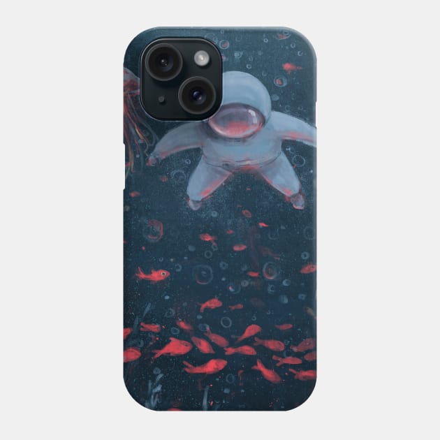 Aquatic Galaxy Phone Case by Marianna Raskin