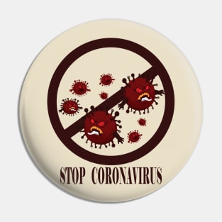 Stop Coronavirus Covid19 Pin